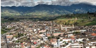 Vista panorámica de San Gabriel. Carchi. Andes. Ecuador
