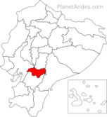 Cañar province location.