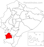 El Oro province location.