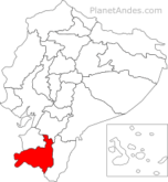 Loja province location.