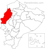 Manabi province location.
