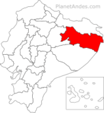 Orellana province location.