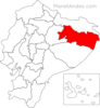 Orellana province location.