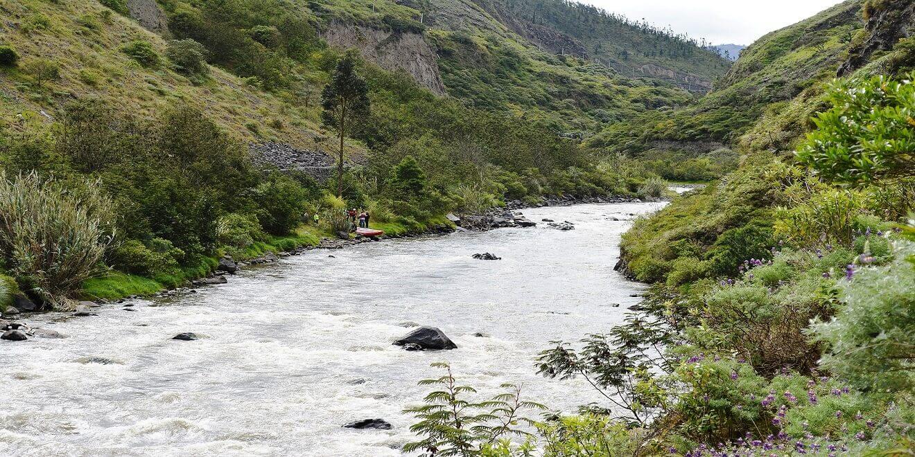 Patate River. Tungurahua. Andes. Ecuador