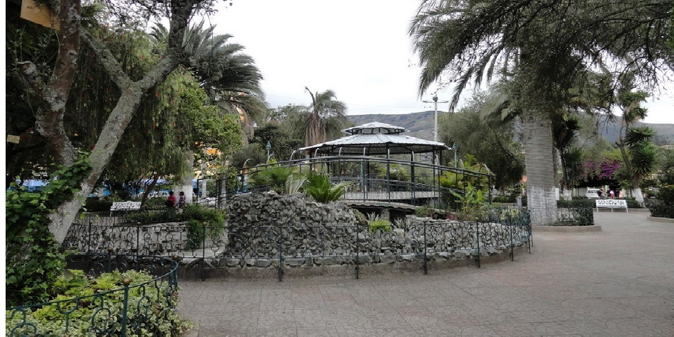 Main Park in Patate. Tungurahua. Andes. Ecuador