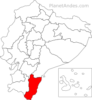 Zamora Chinchipe province location.